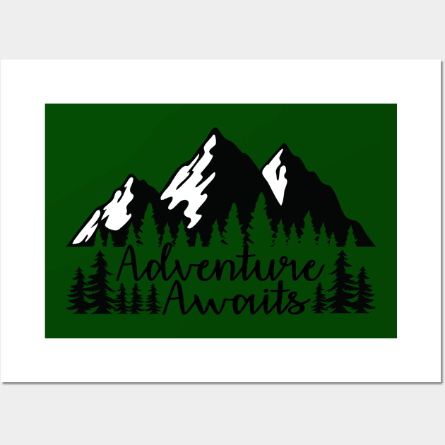 Adventures Awaits Wall Art by SavvyDiva